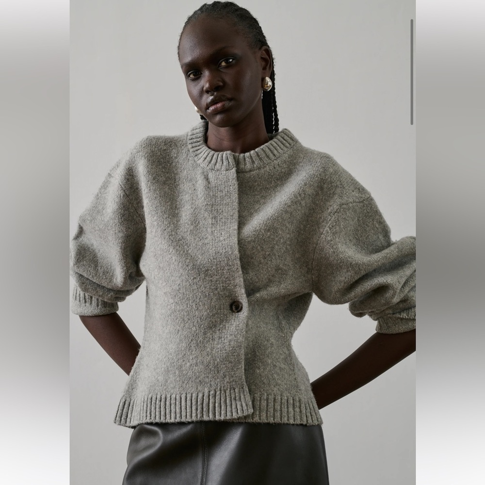 Soeur Galileo Cardigan Light Heather Gray XS 0